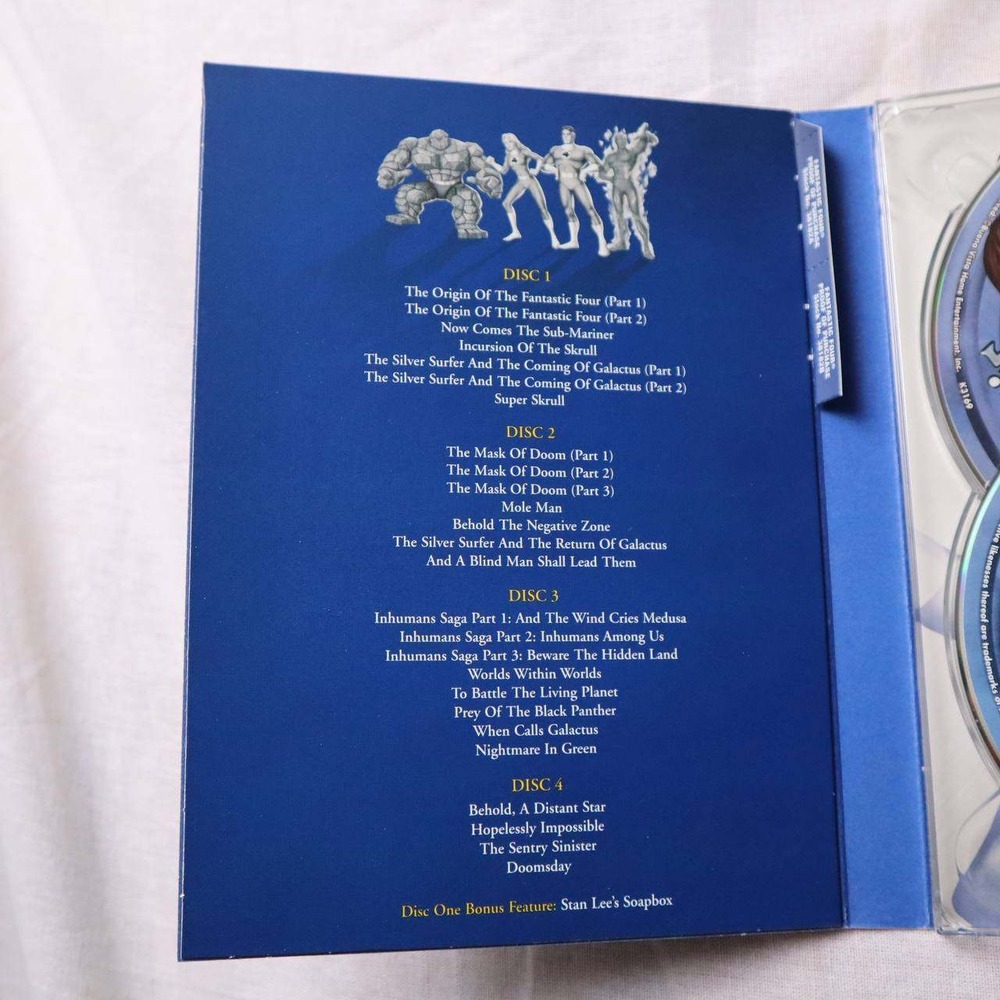 Fantastic Four The Complete 1994-95 Animated Series 4 Disc DVD Box Set - Picture 5 of 6